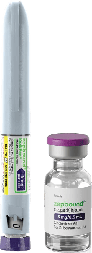 Zepbound (tirzepatide) KwikPen and injection vial